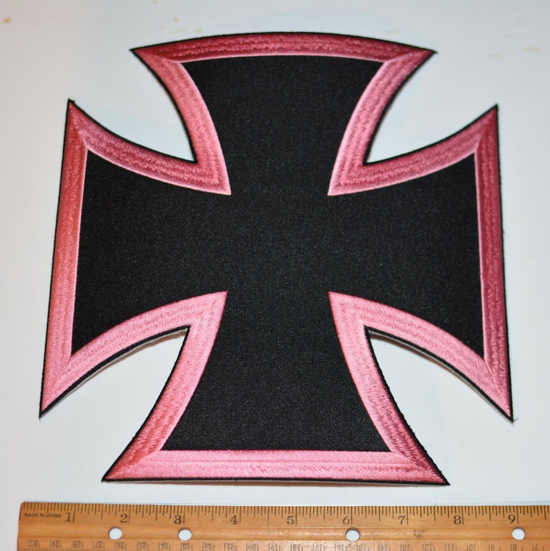 Iron Cross Choppers Cross Biker Cross Large 9 Back Etsy