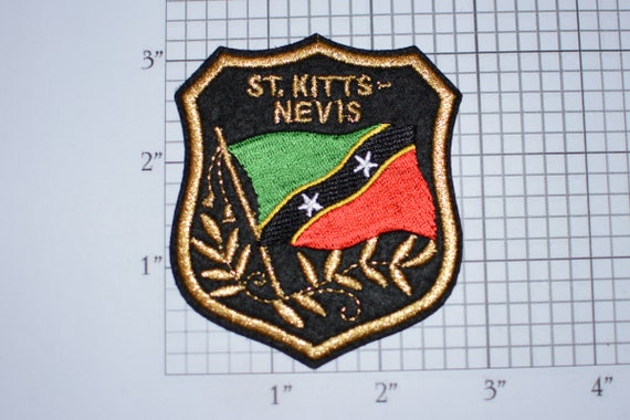 Iron on Saint Kitts and Nevis Patch 
