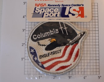 Swissartex STS-2 Columbia Space Shuttle Mission Patch Engle Truly Iron-on Vintage Patch Jacket Patch Backpack Patch Vest Patch Astronaut f1