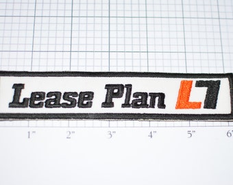 Lease Plan - Sew-On Patch - Race Team Sponsor - Amazing Incredible Embroidered Clothing Costume  *Only 1 in Stock* e17f