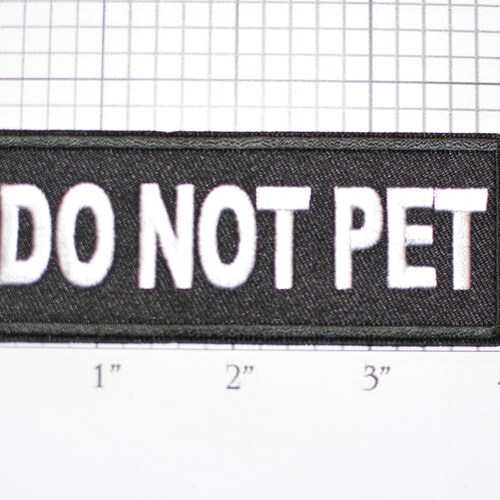 Autism Service Dog Do Not Pet Patch for Working Dog Patch Etsy