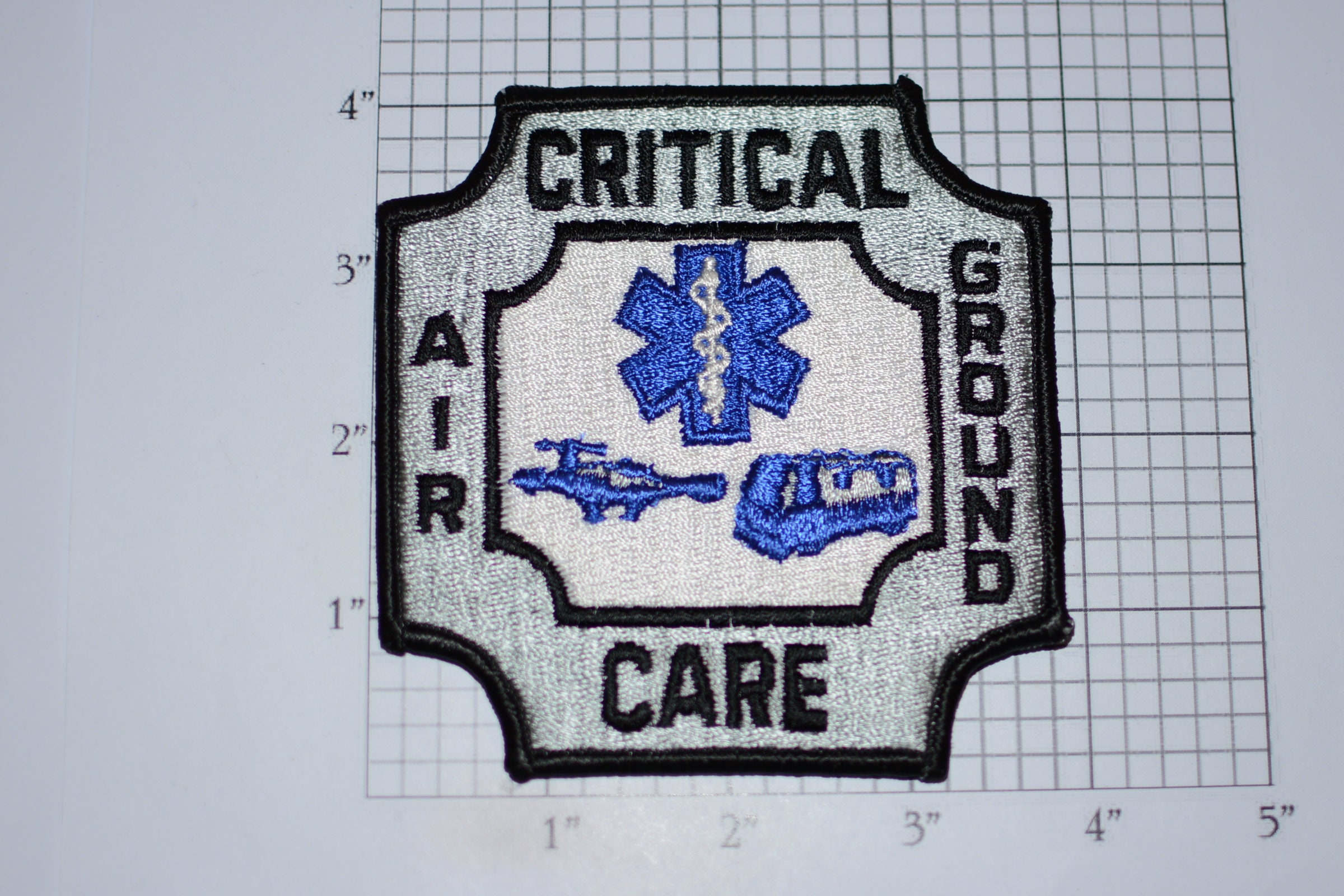 EMT Patch EMS Patch Paramedic Patch Star of Life Embroidered Patch