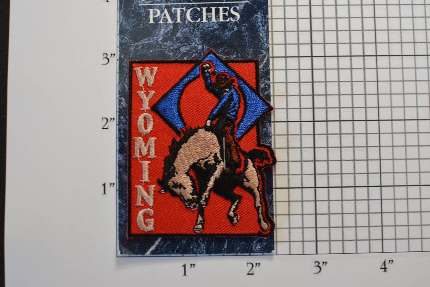 Wyoming Vintage Travel Patch
