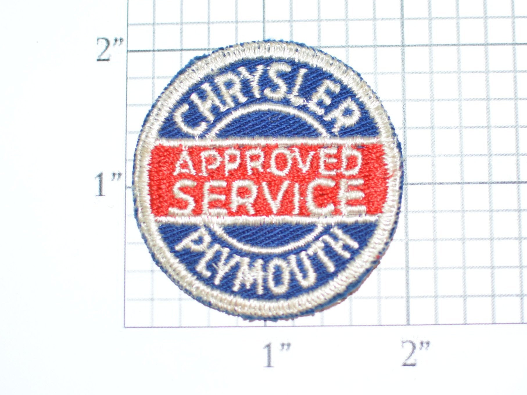 Plymouth Embroidered Iron On Automotive Patch