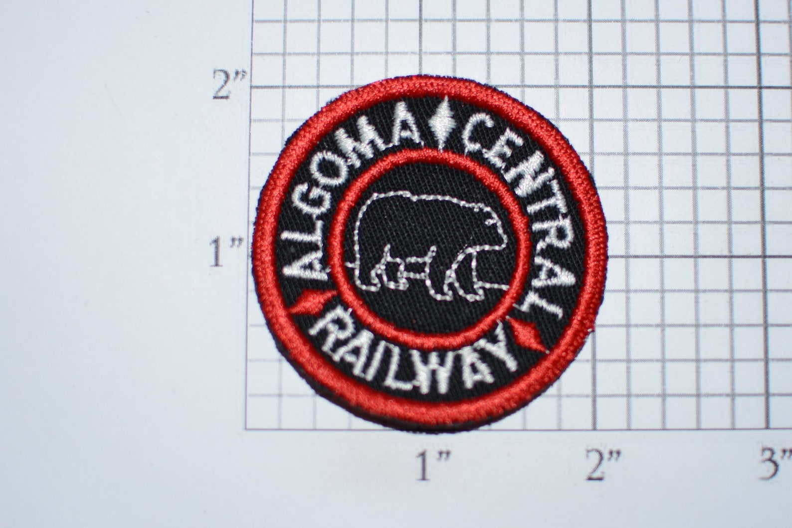 Algoma Central Railway Canadian Bear Logo Sew-On | Etsy
