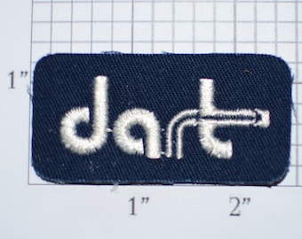 Dart Company Co Sew-On Vintage Embroidered Clothing Patch Employee Uniform Shirt Jacket Emblem Logo Workshirt Worker Costume Transportation