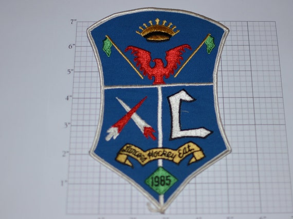 Lancer Hockey 1985 Iron-on Embroidered Clothing Patch for