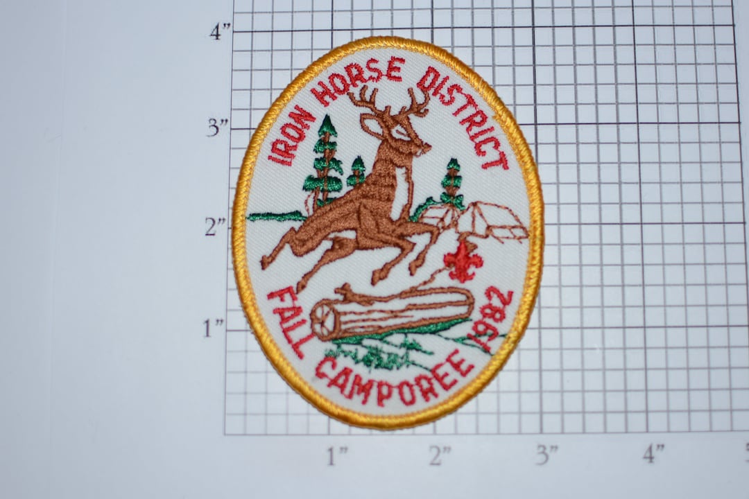 Iron Horse District Fall Camporee 1982 Buck Deer Logo BSA Etsy