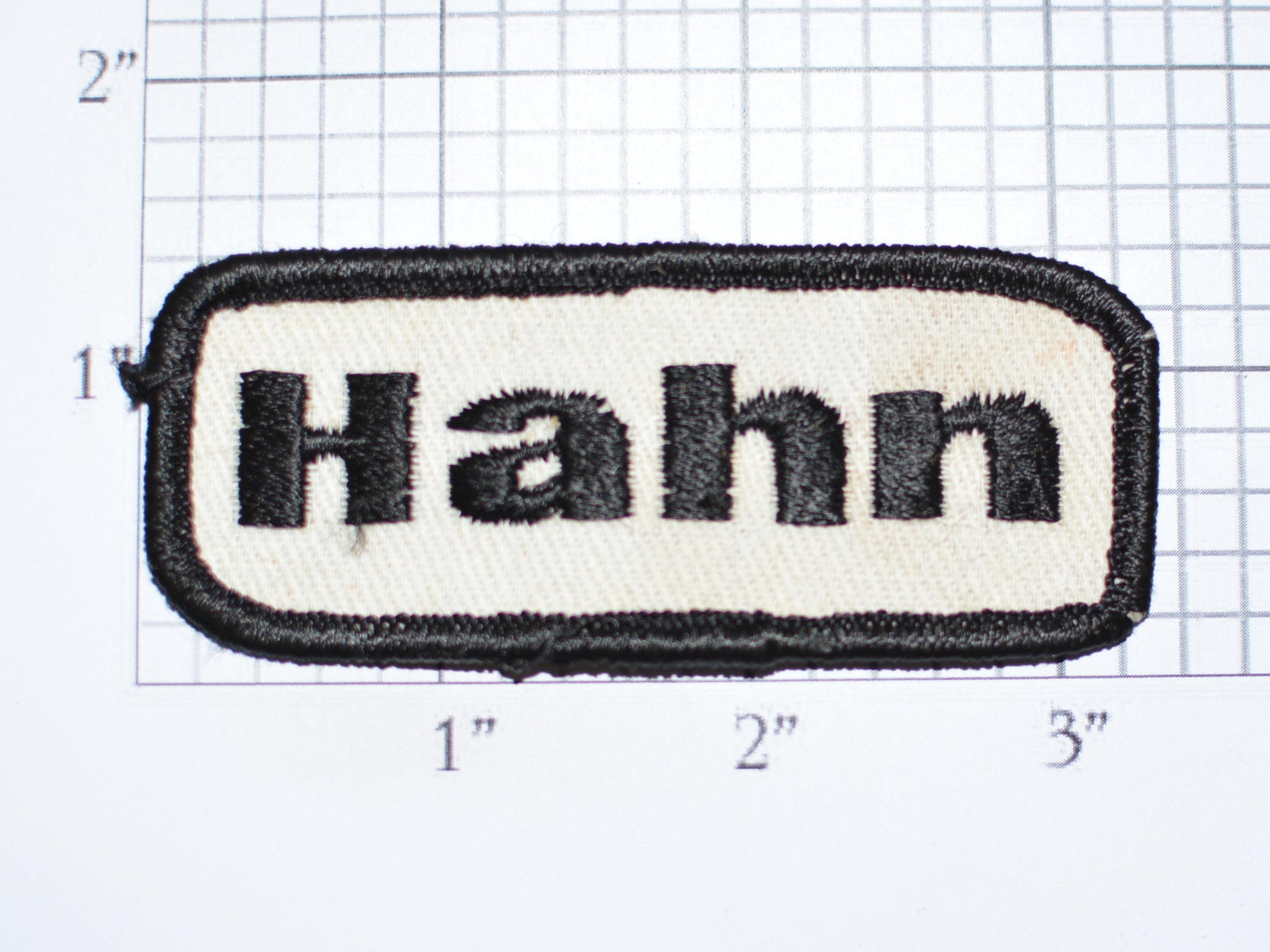 Black Iron-on Name Patch on Gray Background Vintage Embroidered Clothing  Patch, Mechanic Service Shop Tech Retail Work Shirt Salesman nam9