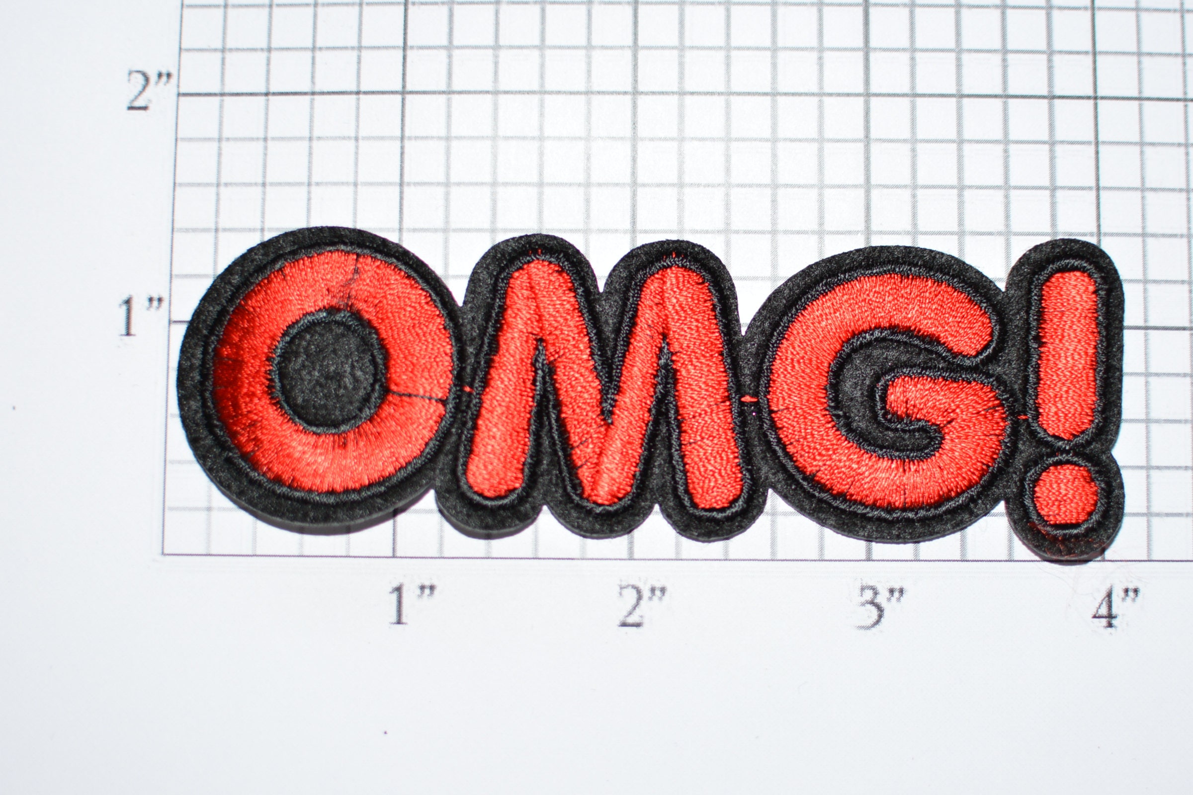 OMG! Funny Text Speak Acronym Iron-on Patch Embroidered Applique Jacket  Patch Jeans Patch Vest Patch Hat Patch Backpack Patch Oh My God e27i