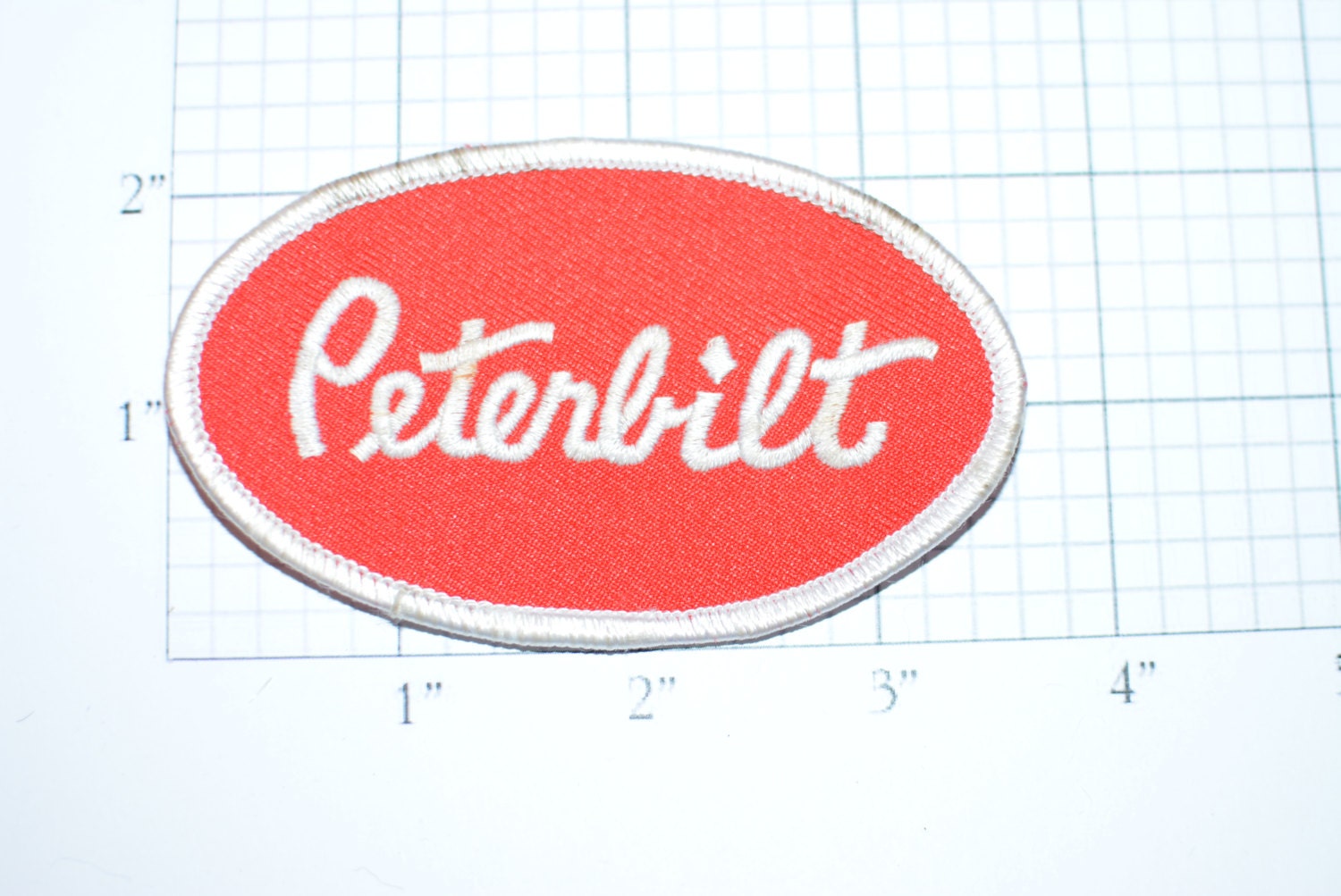 Peterbilt Truck Trucking Iron-On Embroidered Patch