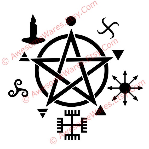 Seven Deadly Sins Symbols Tattoo SVG File Png Jpg Dxf Easy 