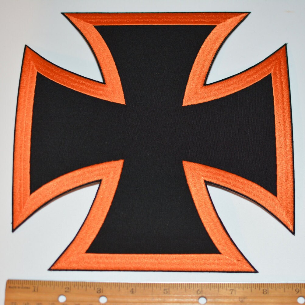 Iron Cross Choppers Cross Biker Cross Large 9 Back Etsy