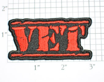 Vet Red Iron-On Military Embroidered Clothing Patch Veteran Gift Idea for Jacket Shirt Hat Backpack Armed Forces Service Hero Tour of Duty