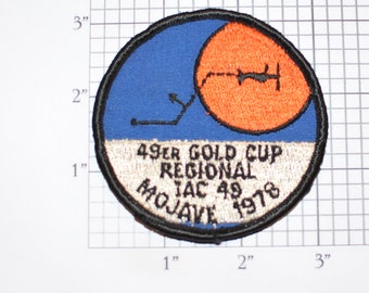 49er Gold Cup Regional IAC 49 Mojave (California) 1978 Sew-On Embroidered Clothing Patch (International Aerobatics Club) EAA Event Souvenir