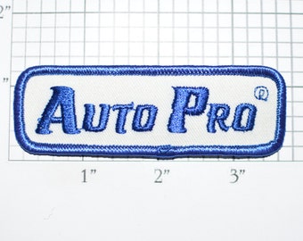 Auto Pro Iron-On Embroidered Clothing Patch for Uniform Shirt Vest Jacket Mechanic Automotive Service Garage Car Guy Automobile Cosplay f1