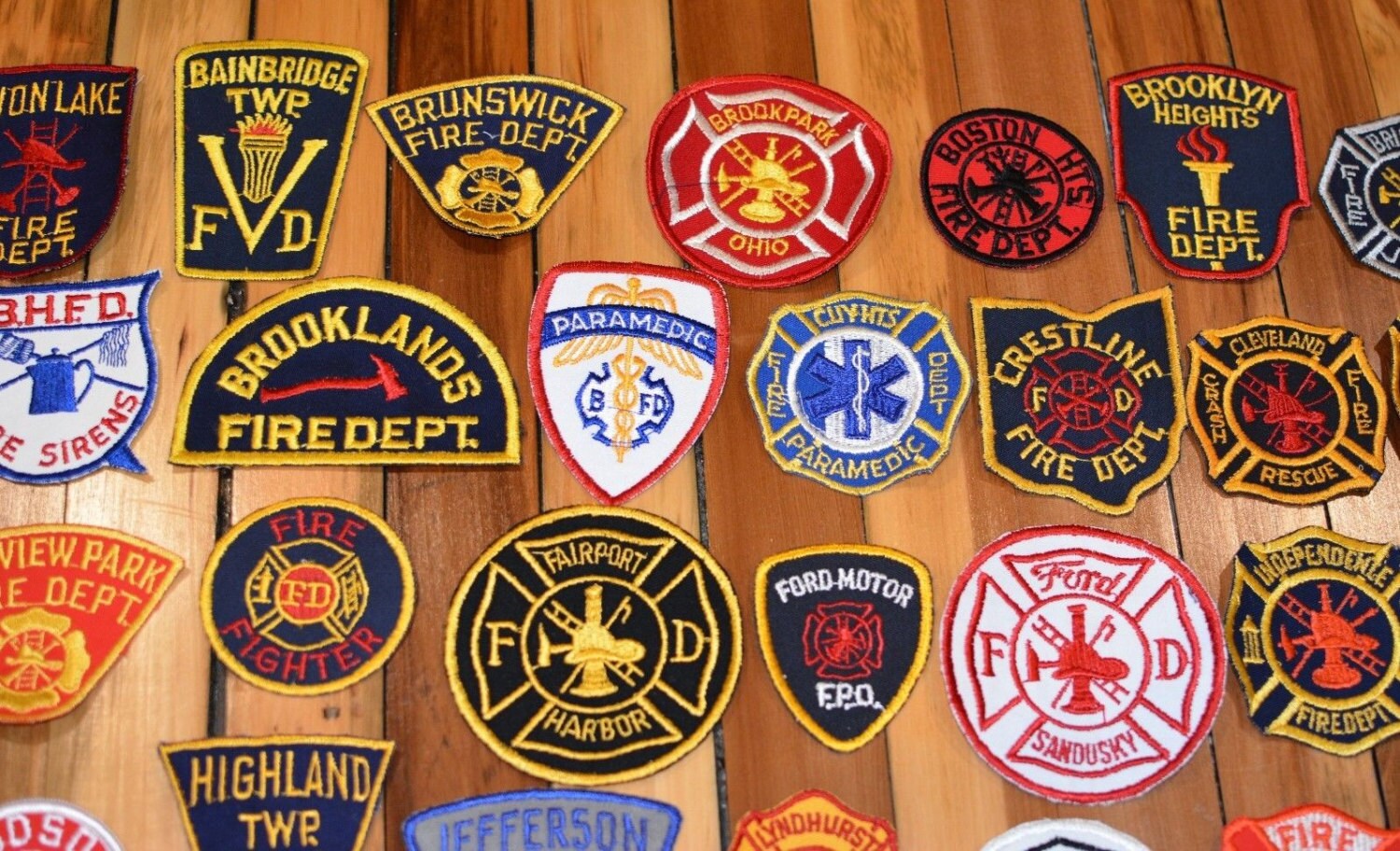 Vintage Mount Clemens Ohio Fire Department Patch New Old Stock