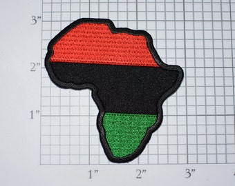 Pan African Rare Vintage Iron-on Embroidered Clothing Patch Black Liberation UNIA Africa Ethnic Pride Jean Jacket Backpack Accessory Memento