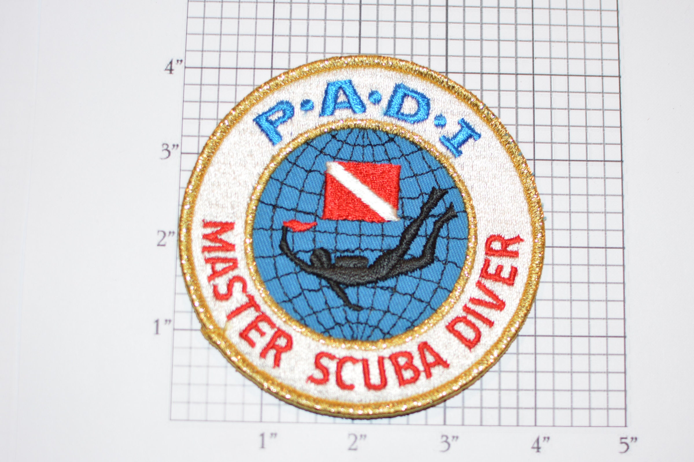 SCUBA Diver Vintage Patch Collectibles Art & Collectibles