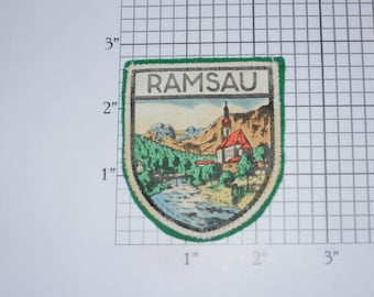 Ramsau (Austria) Sew-On Vintage Clothing Patch Travel Trip Souvenir Journey Emblem Badge Gift Idea Collectible Crest Keepsake Memento