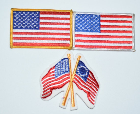 Why Press #1 For English Patch Patriotic Patches