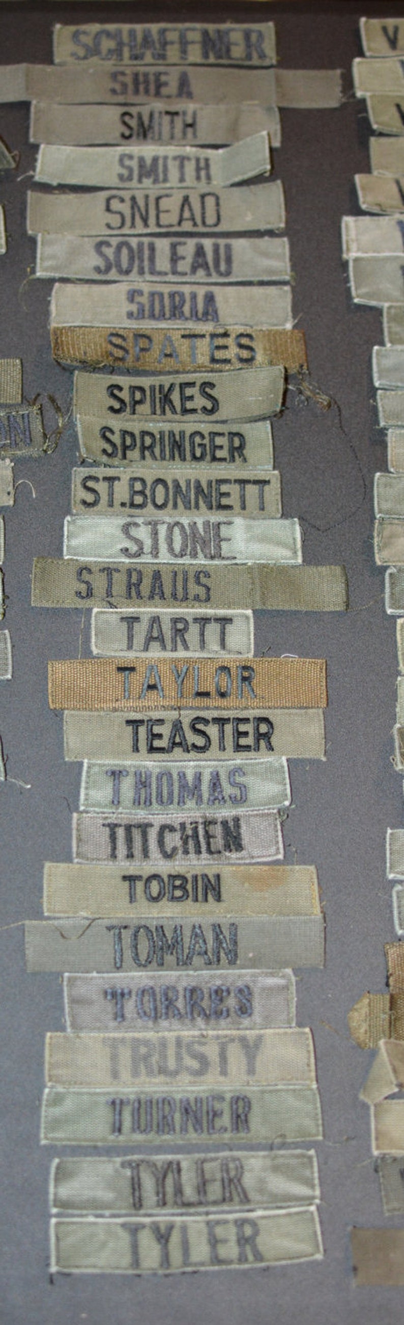 US Army Patch Name Tape Patch Vintage Patch Uniform Patch Etsy