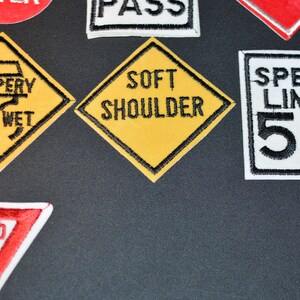 Traffic Road & Warning Signs Embroidered Vintage Patches - Etsy