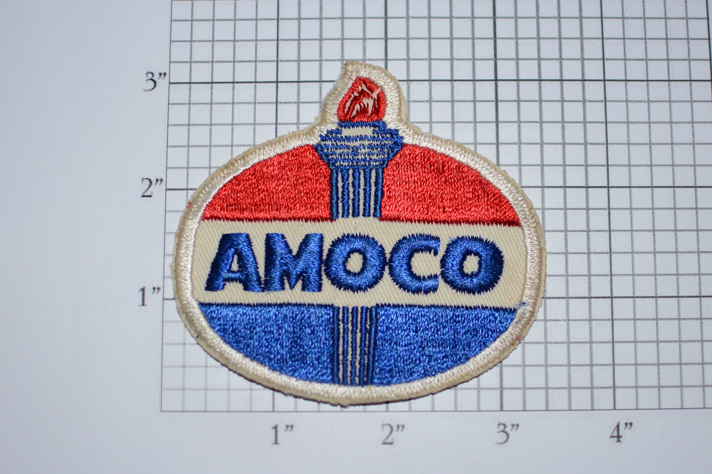 Gas and oil patch Vintage Amoco patch Amoco 