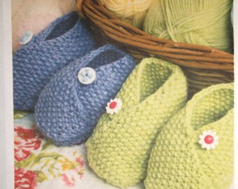 INSTANT DOWNLOAD PDF,  Digital File Knitted Pattern -  Knitting Pattern, Baby Shoes, knit fo , knit fold over baby shoes