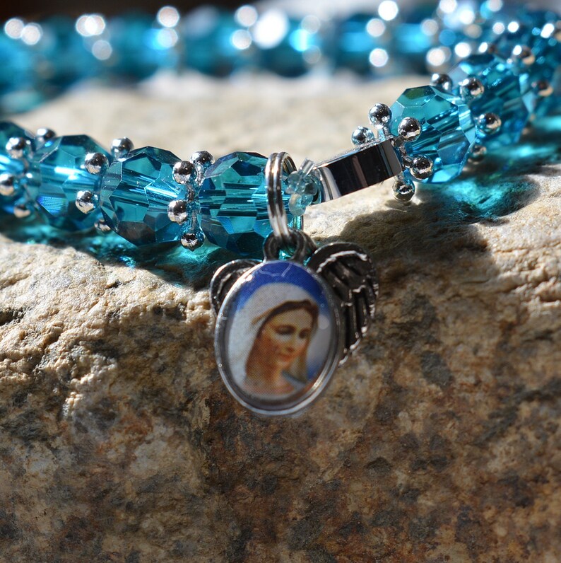 Blessed Virgin Mary Bracelet Religious Bracelet Mother Mary Etsy