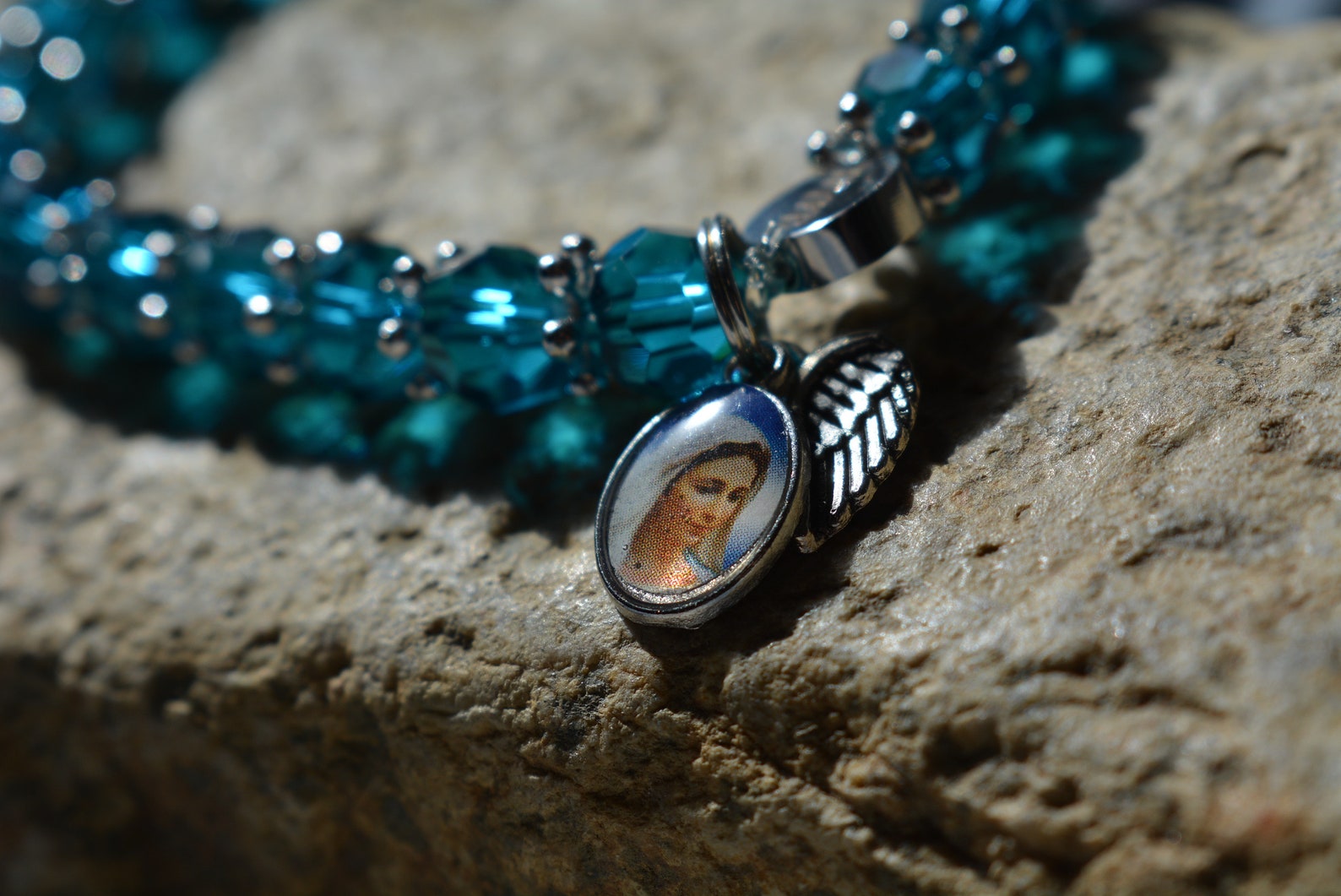 Blessed Virgin Mary Bracelet Religious Bracelet Mother Mary Etsy