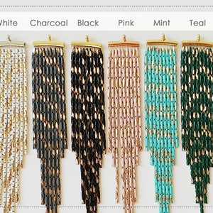 wholesale - 3&quot; Shiny Chain Tassel, Color Chain Charm for Tassel Earrings, ET0036