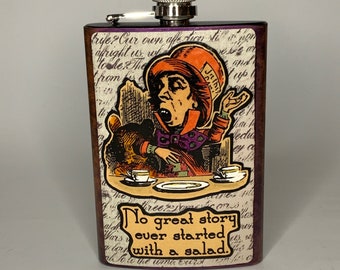 Mad Hatter Flask