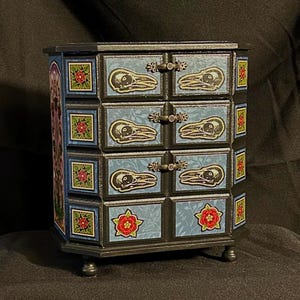 Jewelry box, Raven’s Moon, OOAK, Handmade