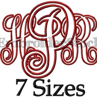 Monogram Applique - Etsy
