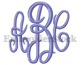 6 Sizes Embroidery Fonts Mastercircle Monogram Font Machine Embroidery Monogram Design