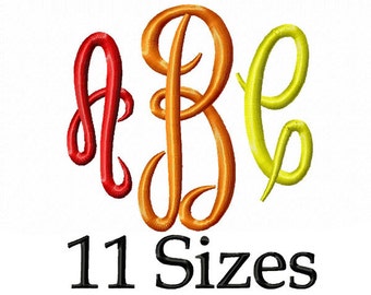 Embroidery Fonts Mastercircle Monogram Font Machine Embroidery Monogram Design