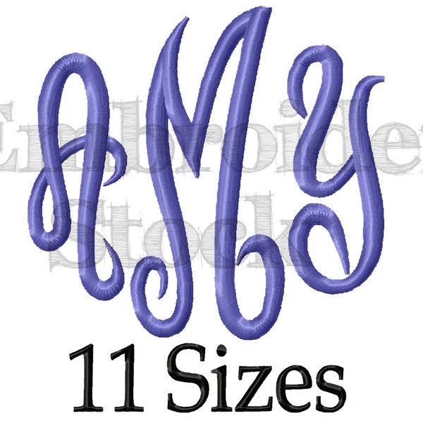 Master Circle Font Full Alphabet Font Monogram Font Machine Embroidery Font Monogram Design Machine Embroidery Design - 11 Sizes