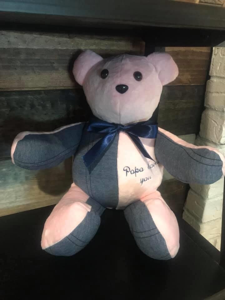 Memory Bears made from loved ones clothing | Etsy