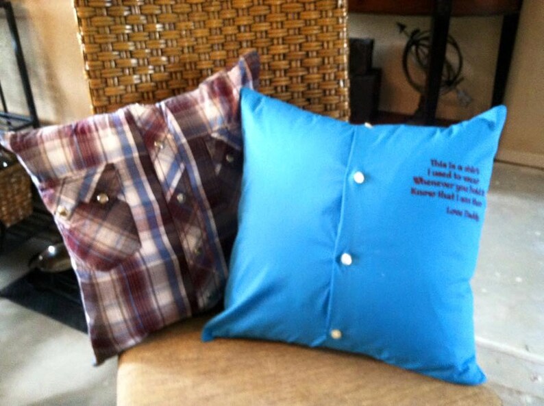 Custom Handmade Memory Pillows or Pillow Covers Etsy
