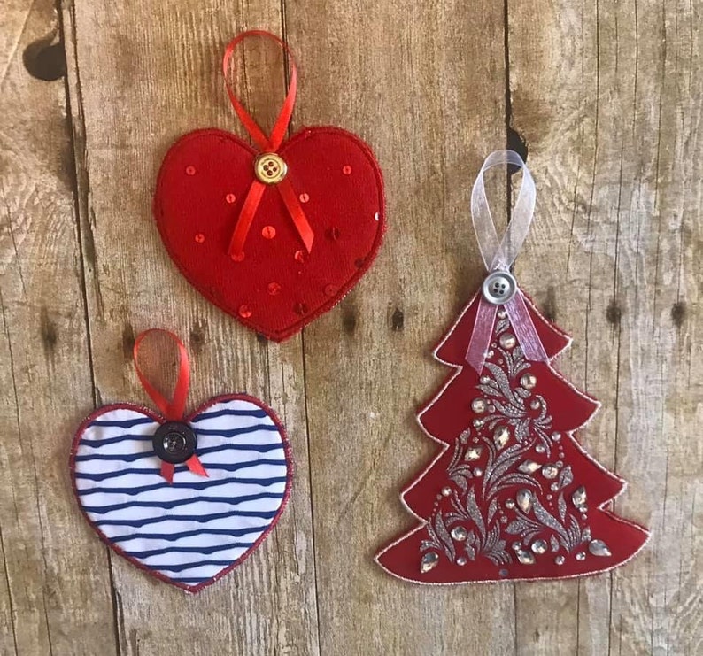 Ornaments Made From Loved Ones Clothing Etsy