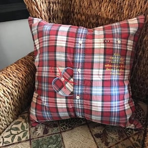 Memory Pillows Loved Ones Clothing