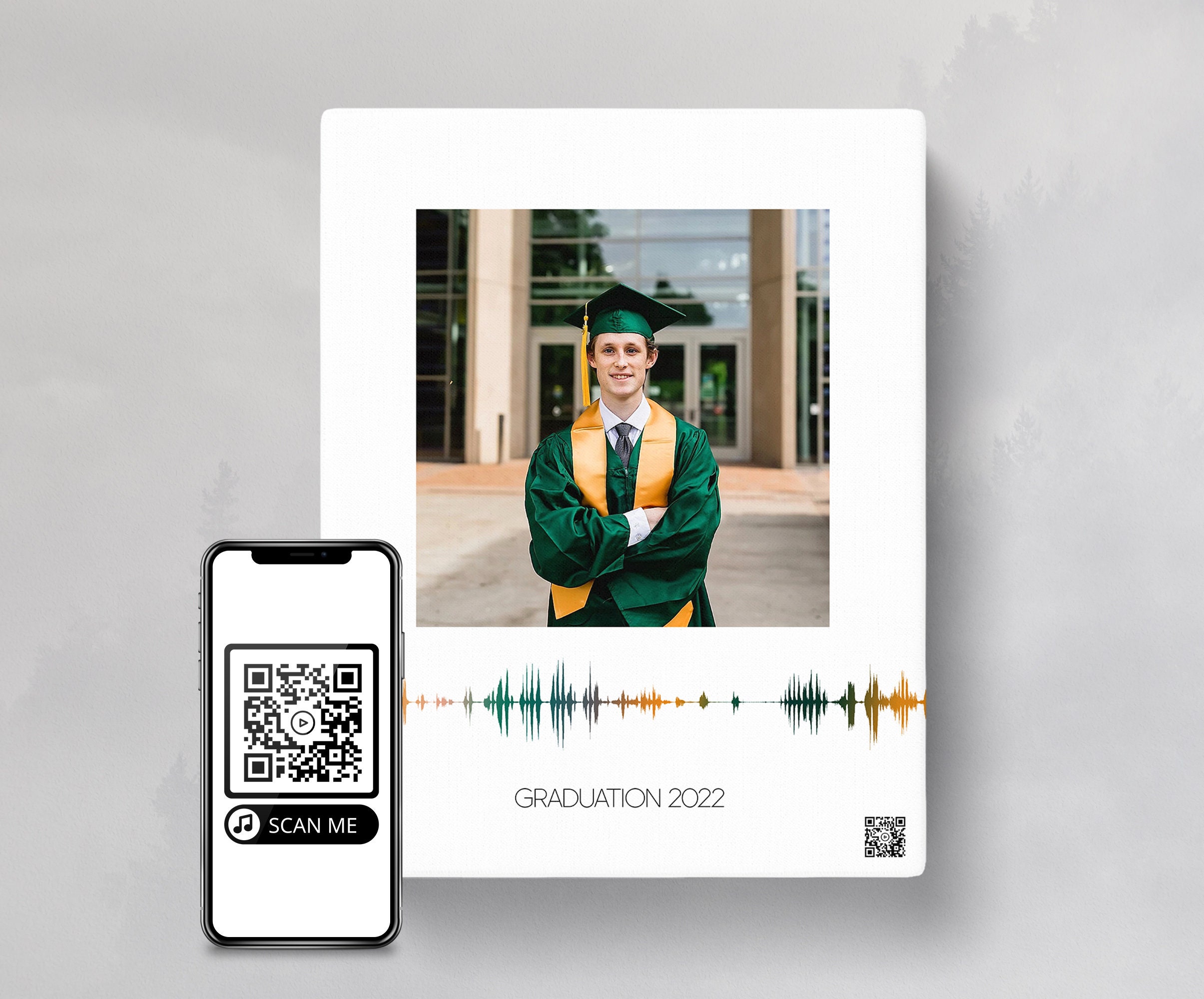 Graduation Gift With QR Scan Code With Message to the - Etsy