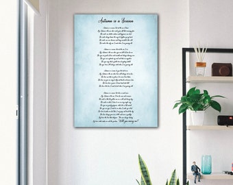 Custom text/speech print on canvas Custom poem to print on canvas  Print your text here on canvas Custom Christmas gift to friend or family