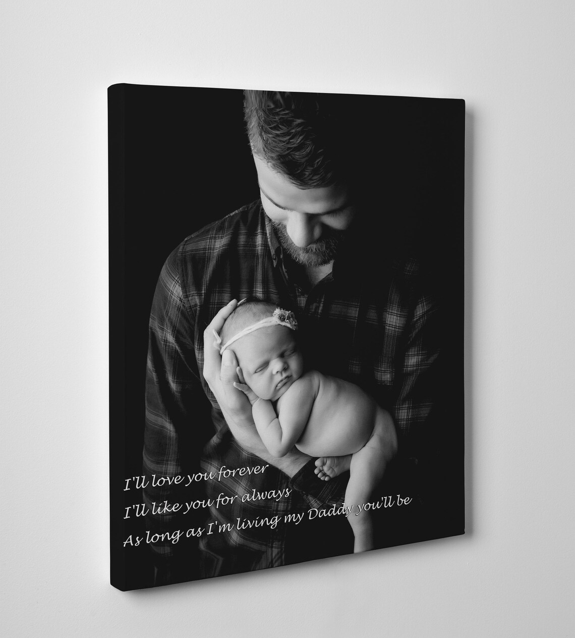 Father's Day Canvas Gift. Personalized Daddies Canvas Gift. Father ...