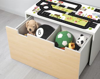 Construction Play Mat Sticker: IKEA STUVA Bench (90x50cm) - Etsy