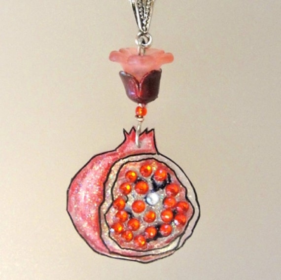 Pomegranate Necklace (#198)