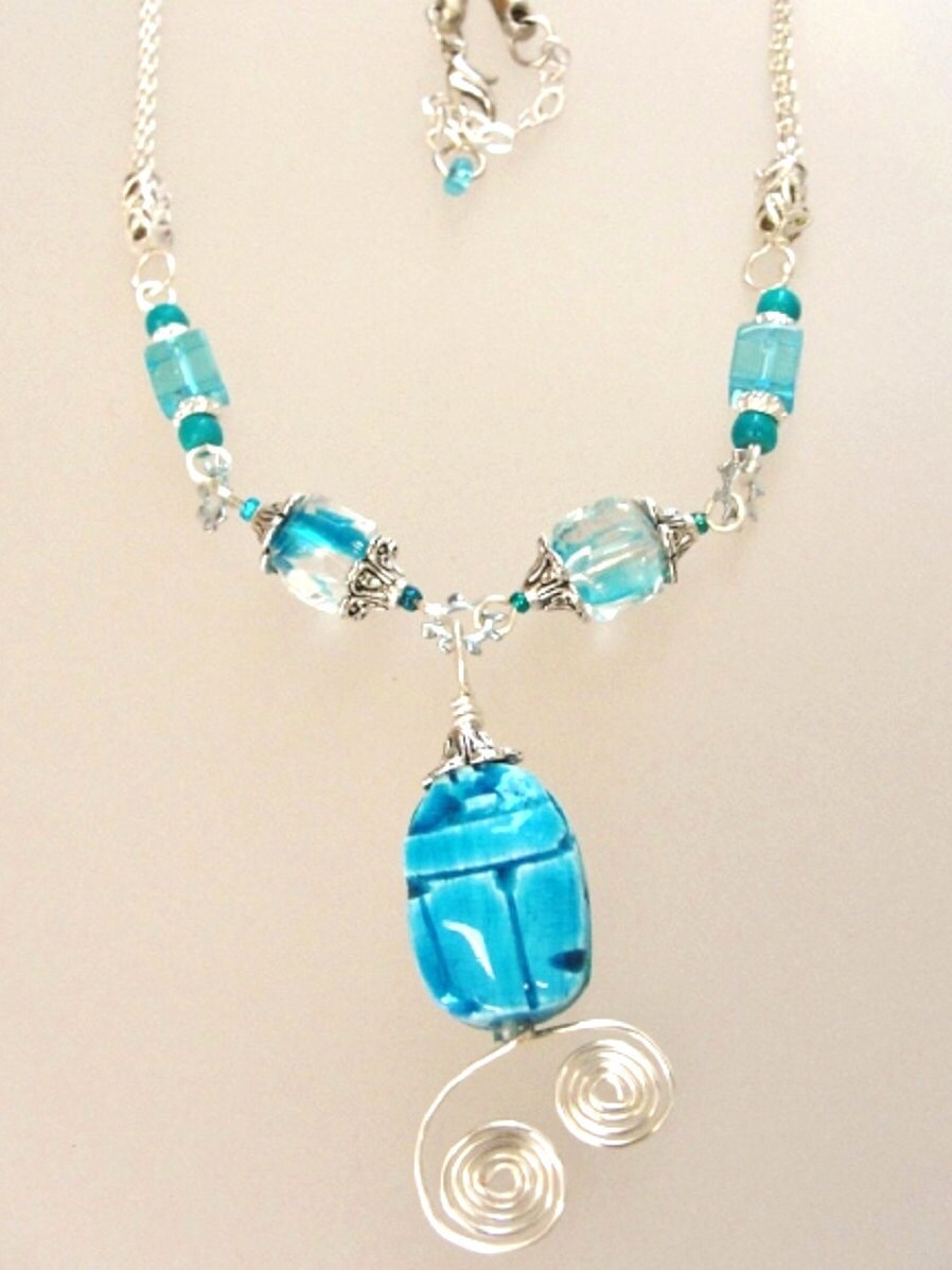 Scarab Necklace (# 367)