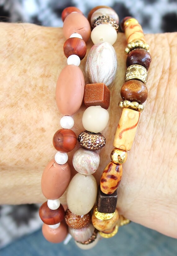 Earth Bead Bracelets (#49/74/204)