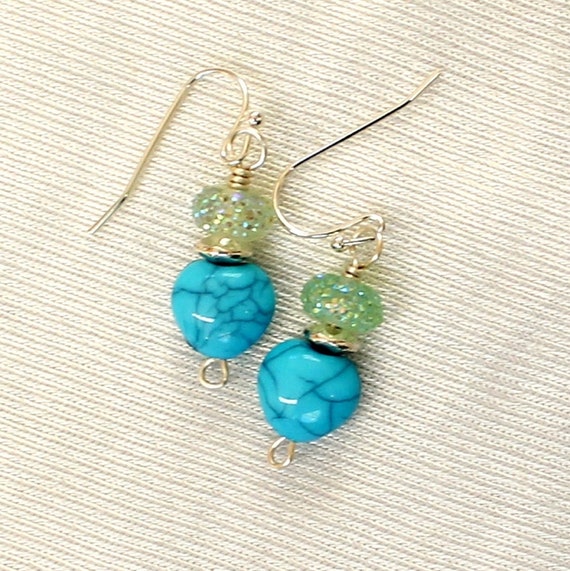 heart earrings, blue heart earrings, blue stone earrings, Valentine gift, gift for her, romantic gift, heart jewelry, love earrings
